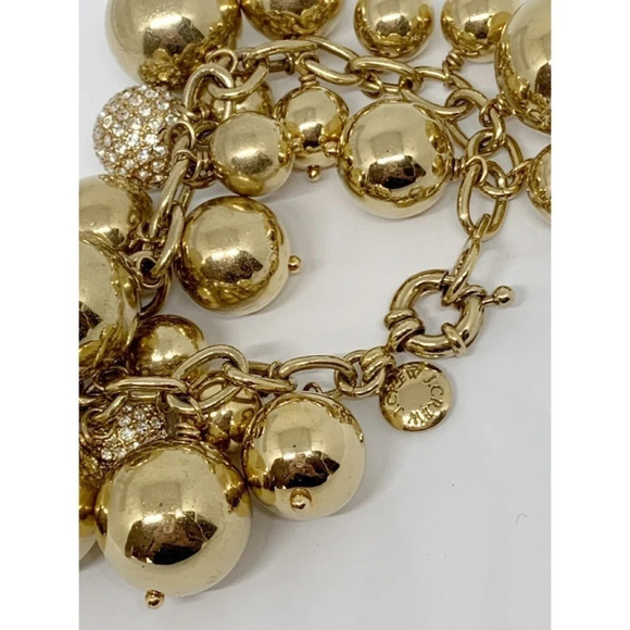 J. Crew Gold Balls Charm Bracelet - Picture 2 of 2